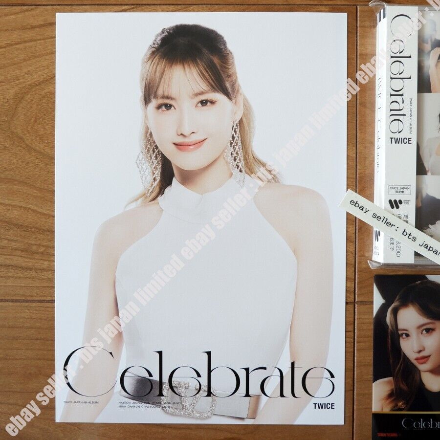 TWICE Celebrate MOMO ONCE ver. CD + 1 Post card + 2 Photo cards set