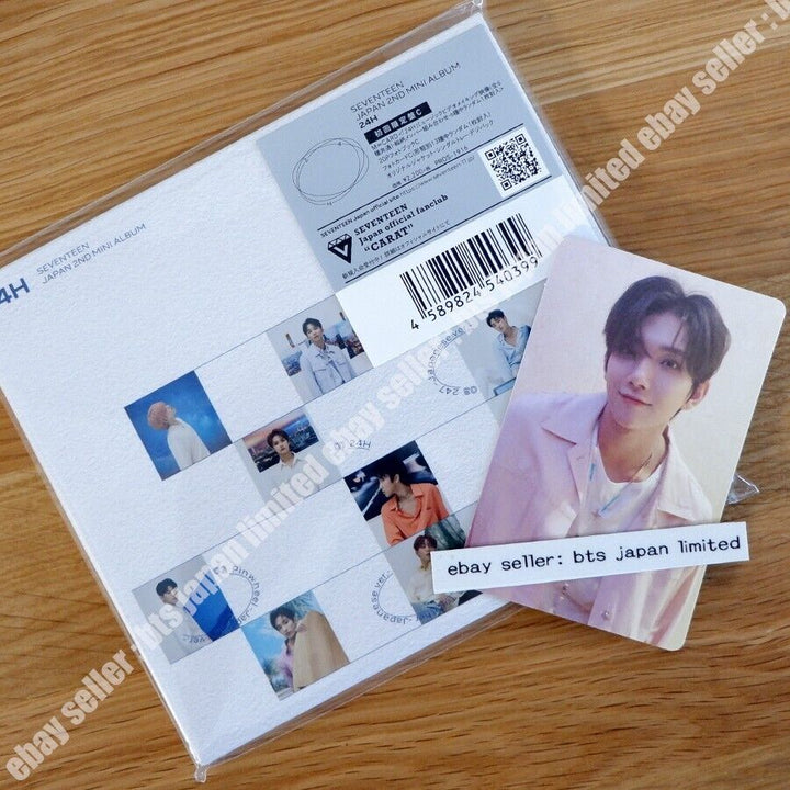 SEVENTEEN JOSHUA 24H Limited Edition C Ver. CD + Photocard + Book let Photo card