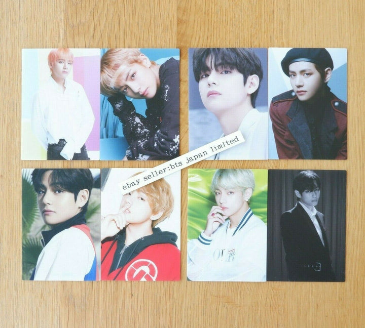 BTS V THE BEST JAPAN Best Official 8 Photo cards set  Complete set PC