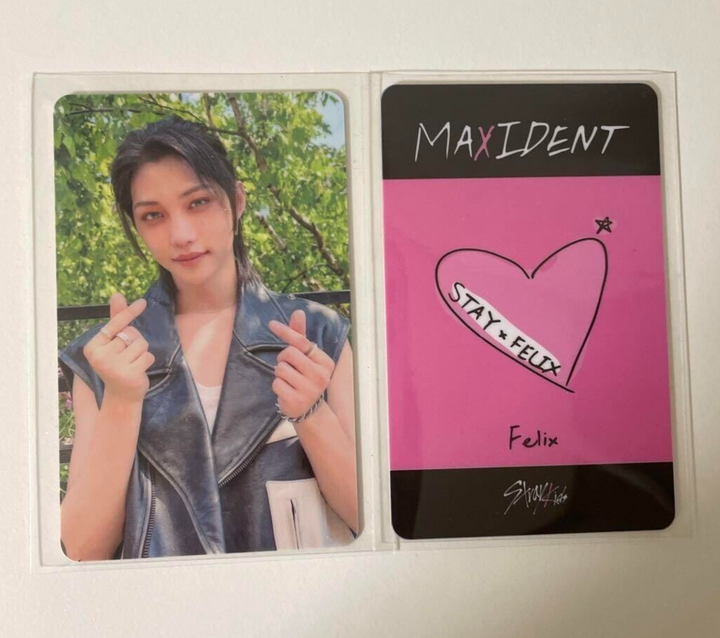 Stray Kids Felix MAXIDENT Lucky Draw PVC 2 Photocard MANIAC Especial de Seúl 