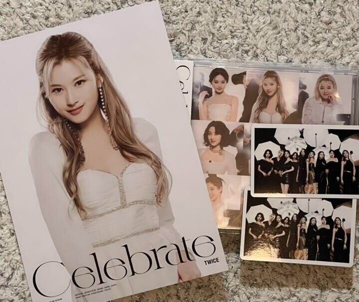 TWICE Celebrate SANA ONCE JAPAN ver. + Official Postcard + 2 Photocards