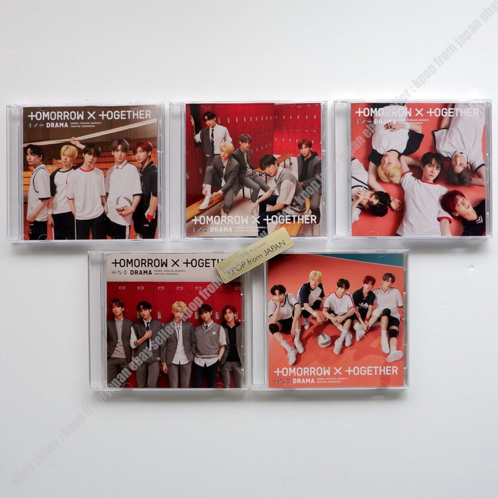 TXT DRAMA TOMORROW x TOGETHER UNIVERSAL MUSIC JAPAN 5CDs JUEGO COMPLETO 