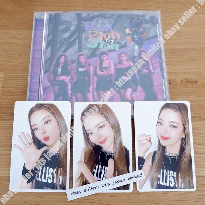 ITZY Lia Blah Blah Blah MIDZY Japan ver + Official 3 Photocards PCS Fan club