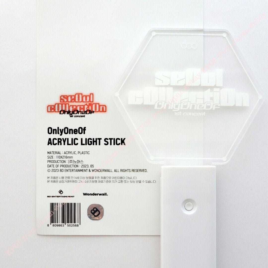 OnlyOneOf Seoul collection 1st concert Official Acrylic Light Stick onlyoneof