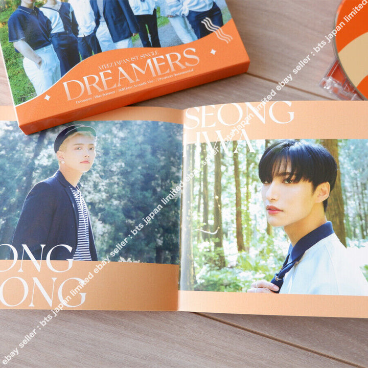 ATEEZ DREAMERS Official ATINY ver. CD + DVD + Photo book Japan Album