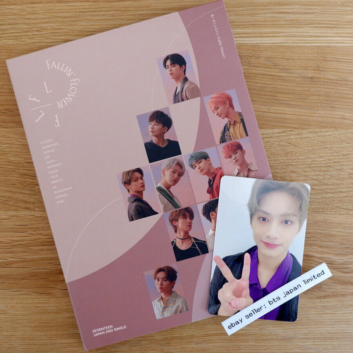 SEVENTEEN JUN FALLIN' FLOWER FAN CLUB CARAT Ver. CD + Blu-ray + Photo card