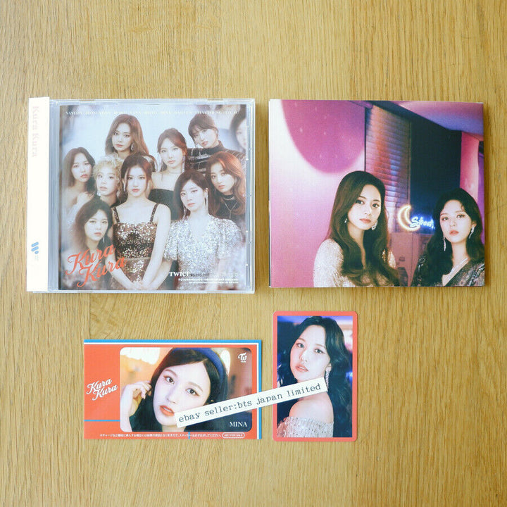 TWICE Kura Kura Mina Official ONCE ver. + IC sticker + Photo card set