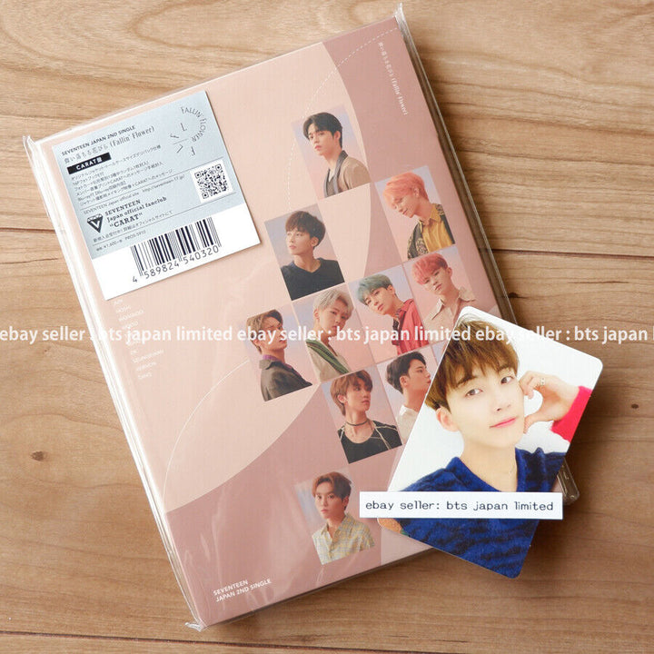 Diecisiete Jeong Han FALLIN' FLOWER FAN CLUB CARAT Ver. CD + Blu-ray + Tarjeta fotográfica 