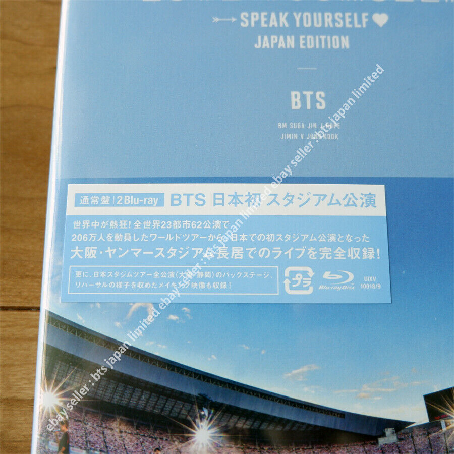 New BTS WORLD TOUR LOVE YOURSELF SPEAK YOURSELF JAPAN EDITION 2 Blu-ray Booklet