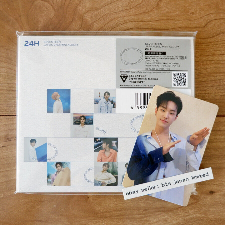 SEVENTEEN HOSHI 24H Edición limitada C Ver. CD + Photocard + Book let Tarjeta fotográfica 