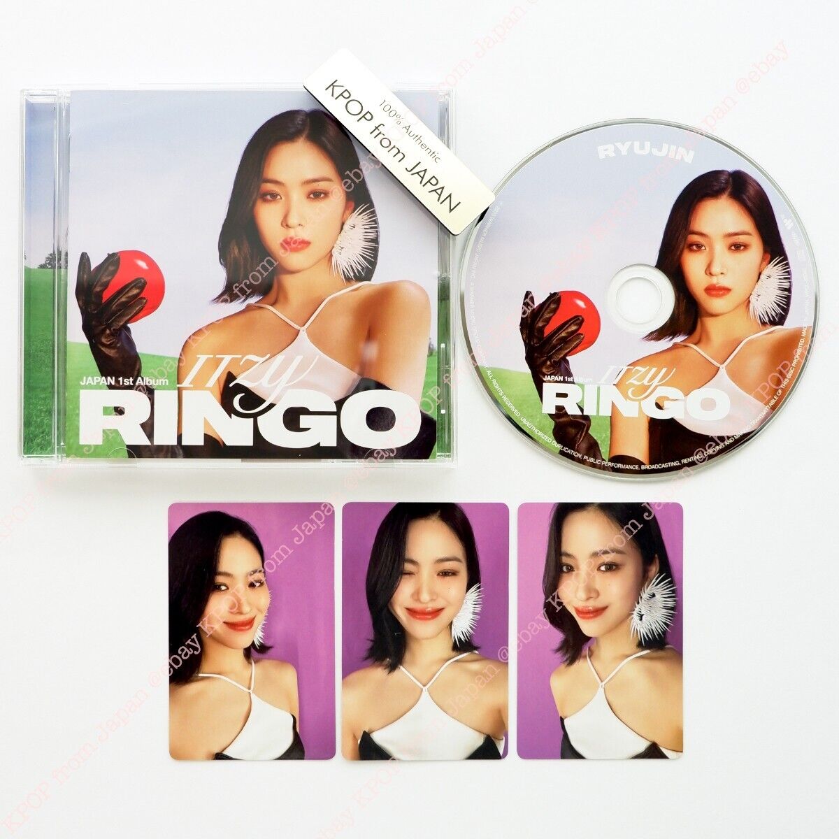 RYUJIN ITZY RINGO MIDZY JAPAN ver. CD + Photocard set 3Photocards JPFC Album