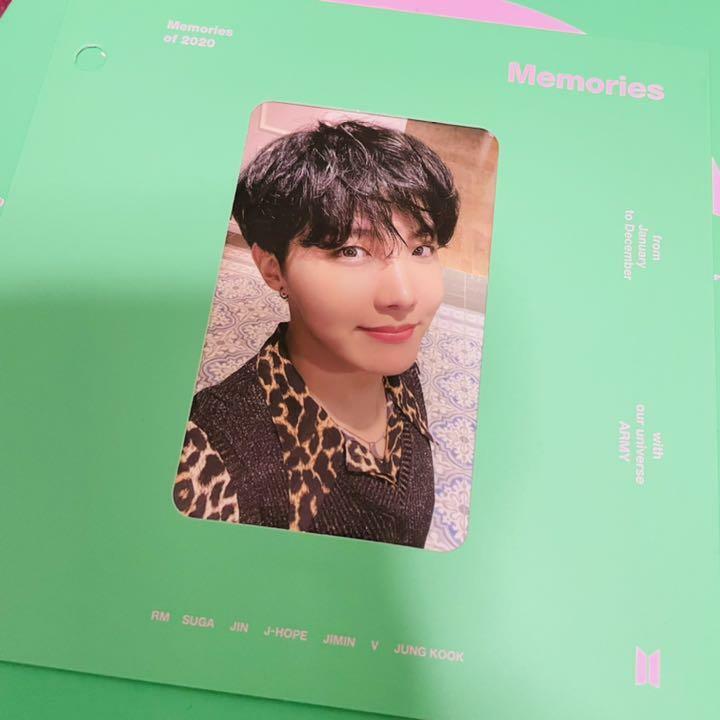 BTS J-HOPE Memories of 2020 Blu-ray ver. Official Photo card + Paper Frame