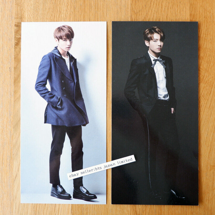 BTS JUNG KOOK BEST OF BTS Official 2 Big Photo card set Korea Ver. + Japan Ver.