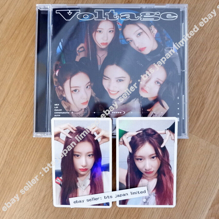 ITZY Chaeryeong Voltage MIDZY Japan ver + Official 2 Photocards PCS Fan club