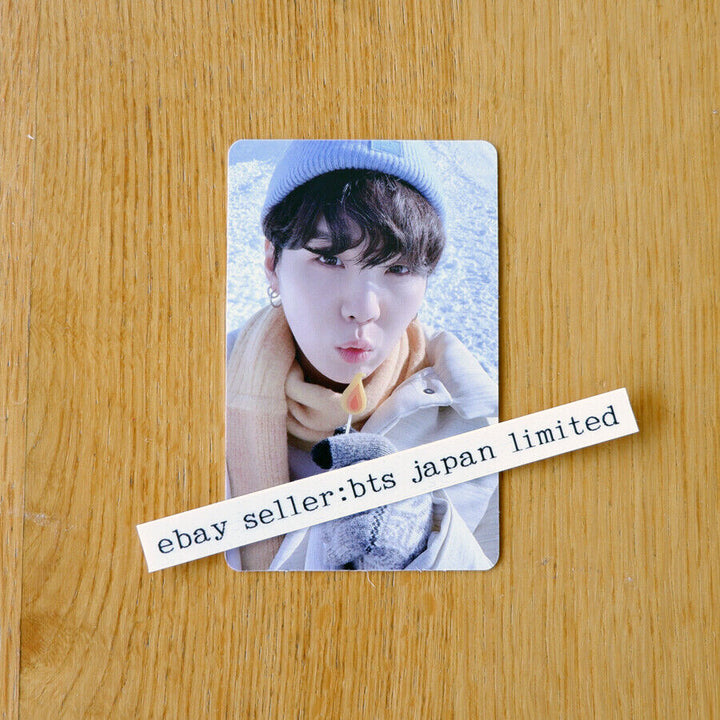 BTS SUGA Winter Package 2021 Official photo card PC photocard