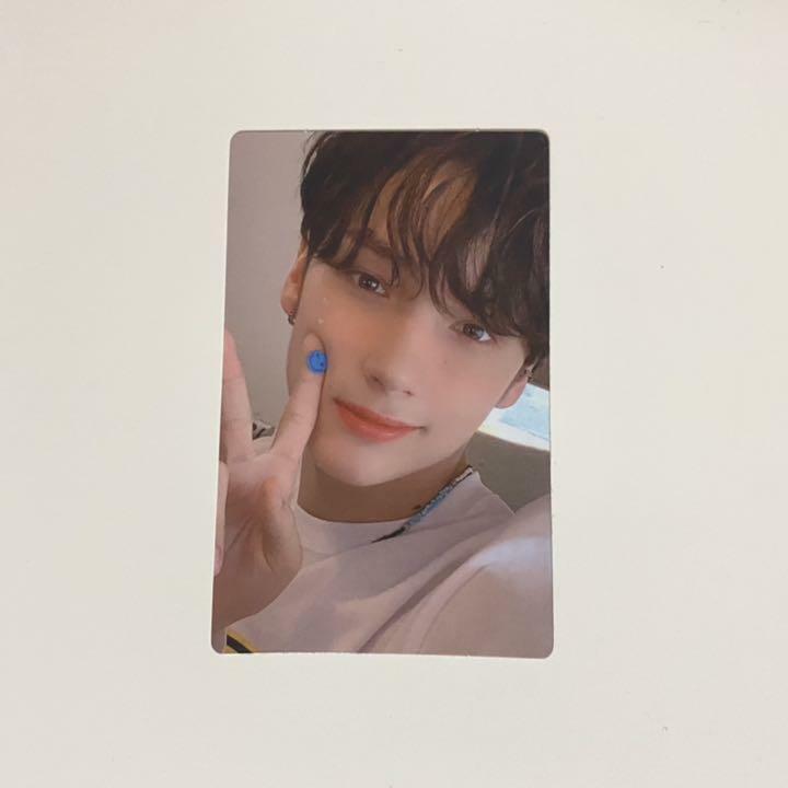 TXT TXT Huening Kai BLUE HOUR R ver Tarjeta fotográfica oficial MAÑANA X JUNTOS PC 