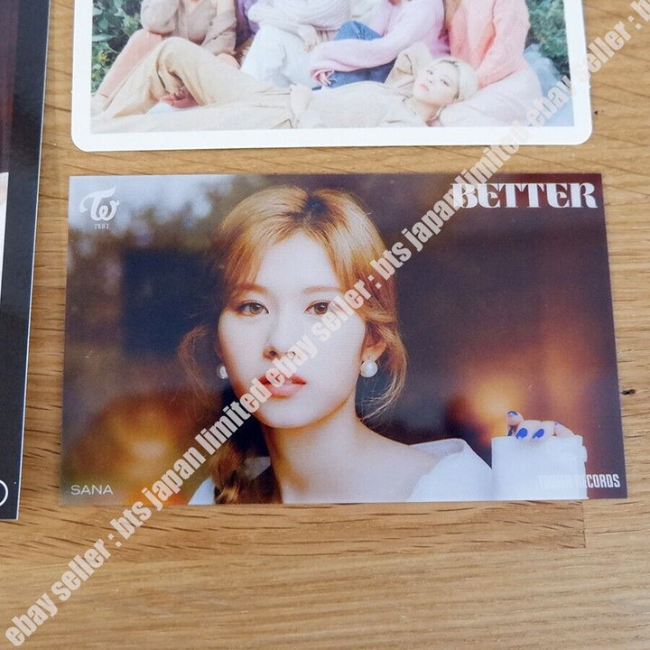 TWICE SANA "BETTER" ONCE ver. + IC Sticker + Postar + 2Photo card