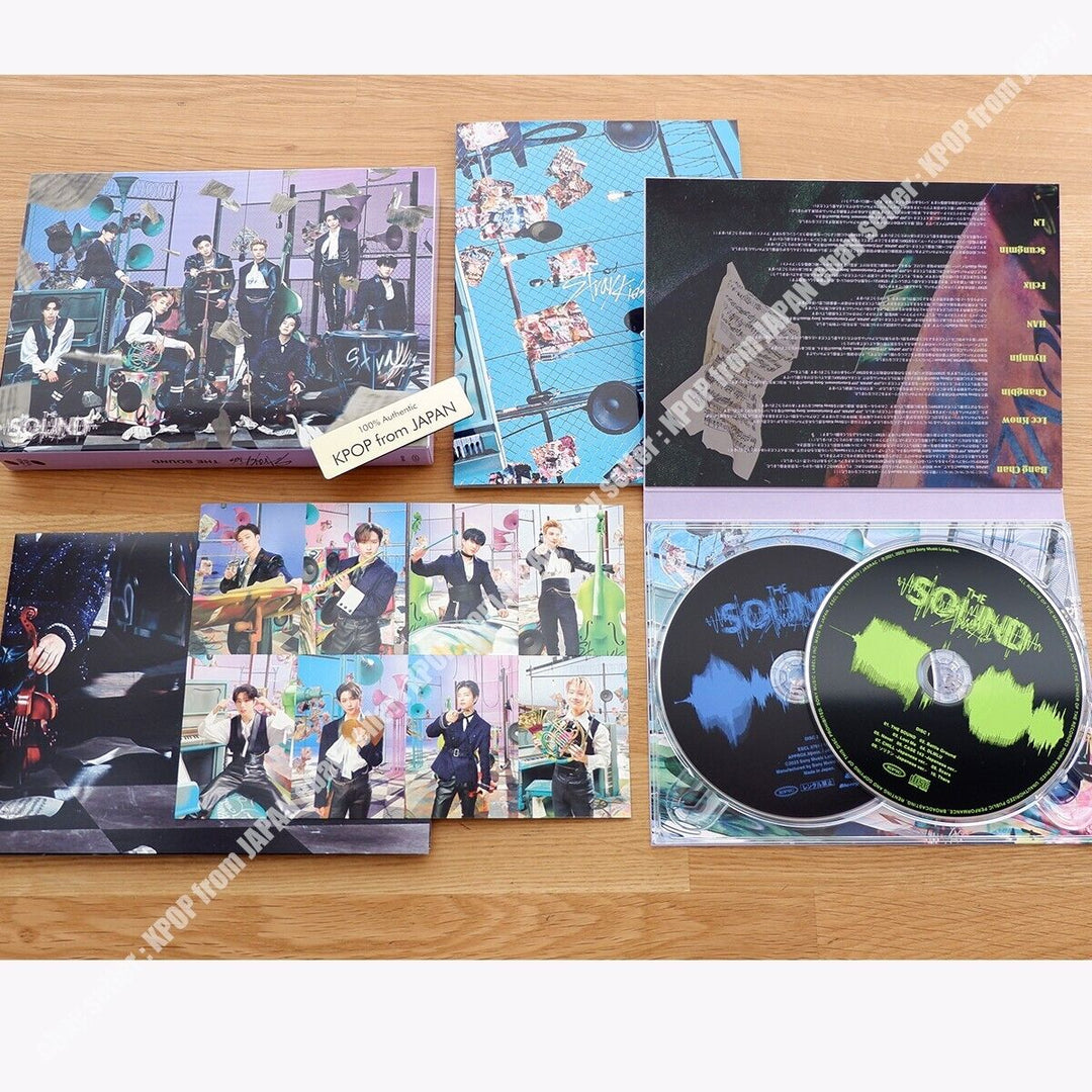 Stray Kids THE SOUND 3 ver. set used A ver. + B ver. + Standard ver. NOT with PC