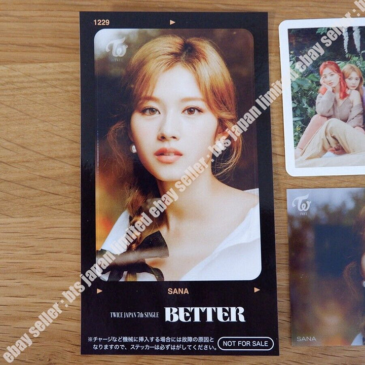 TWICE SANA "BETTER" ONCE ver. + IC Sticker + Postar + 2Photo card