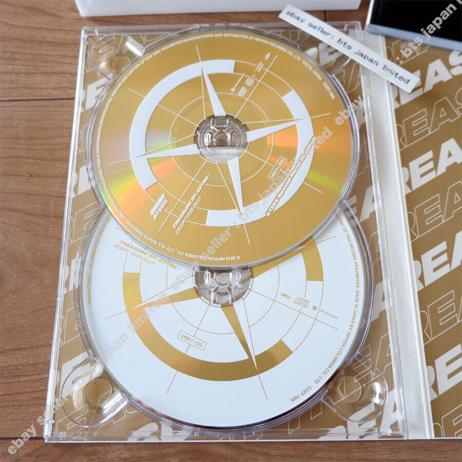 ATEEZ ATINY CD+DVD FC ver. TREASURE EP EXTRA Shift The Map Debut Album Japan