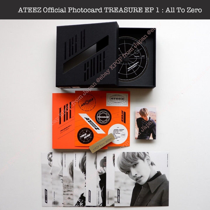 HONG JOONG ATEEZ TREASURE EP 1 : All To Zero ver. Album + Photocard set