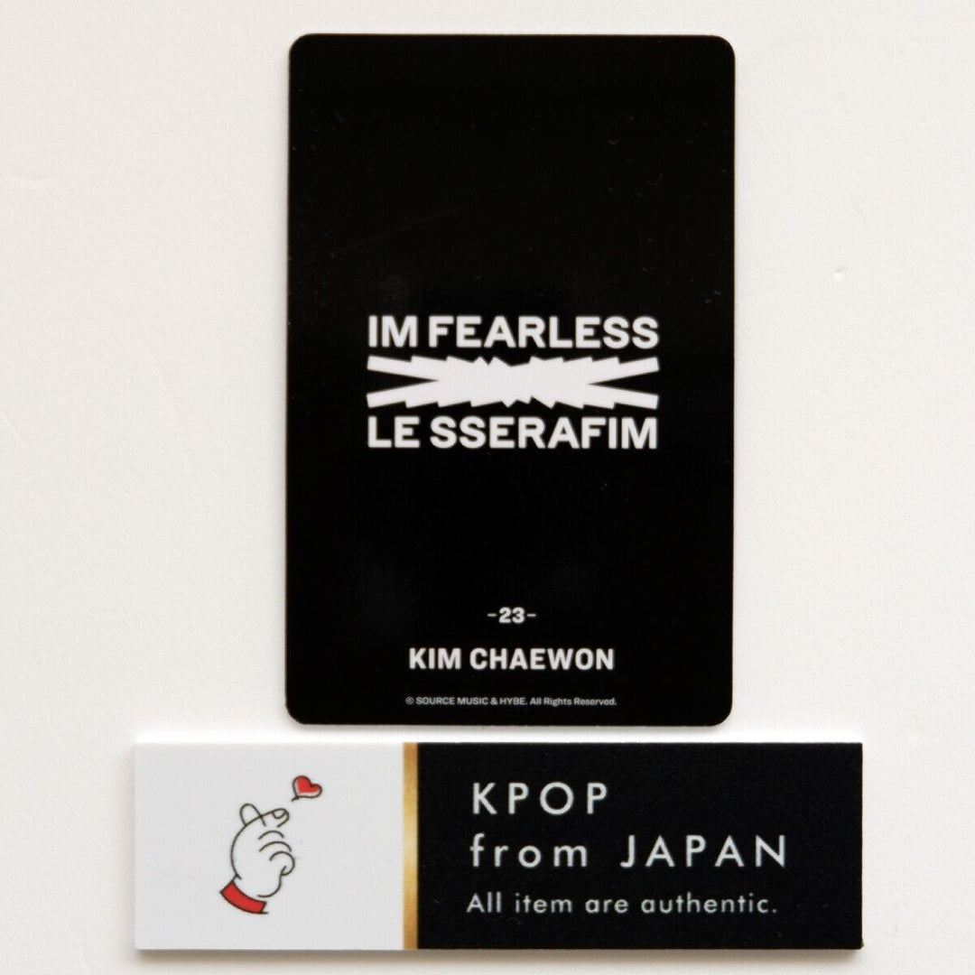 Chaewon LE SSERAFIM FEARLESS Weverse japan photocard Complete set LESSERAFIM