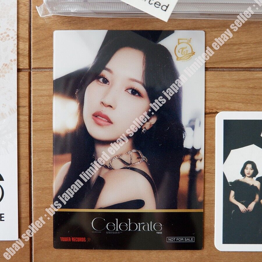 TWICE Celebrate MINA ONCE ver. CD + 1 Post card + 2 Photo cards set