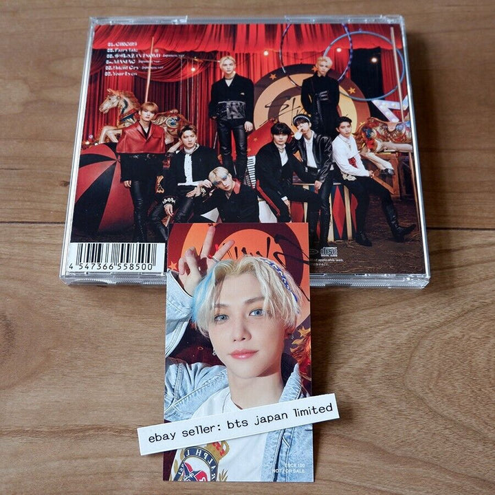 Stray Kids Felix CIRCUS CD oficial STAY JAPAN + juego de tarjetas fotográficas maniac PC 