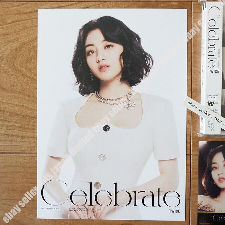 DOS VECES Celebra JIHYO ONCE ver. CD + 1 postal + 2 set de tarjetas fotográficas 