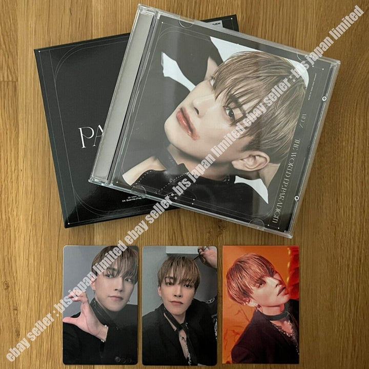 ATEEZ HONGJOON THE WORLD EP . PARADIGM Photocard 2 Solo ver. + Tower records POB