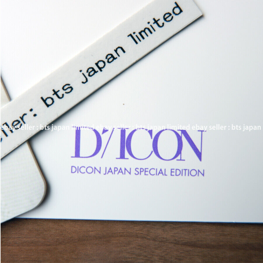 BTS J-HOPE DICON Vol.2 BEHIND Japan Special Edition Lenticular + Photocard set