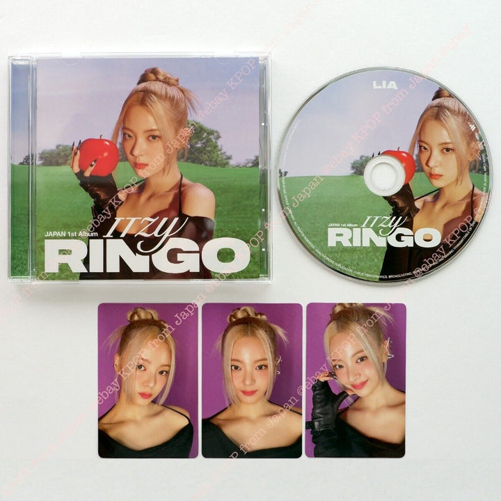 LIA ITZY RINGO MIDZY JAPÓN ver. CD + Photocard set 3Photocards Álbum JPFC 