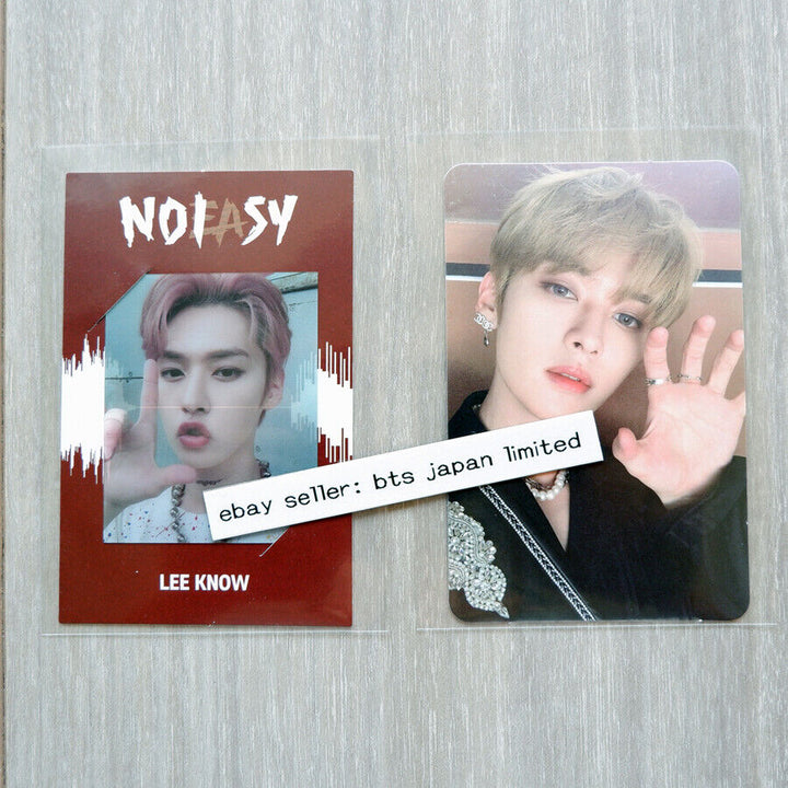 Stray kids Lee Know NOEASY Jewel case Official Photocard set Frame Photo card