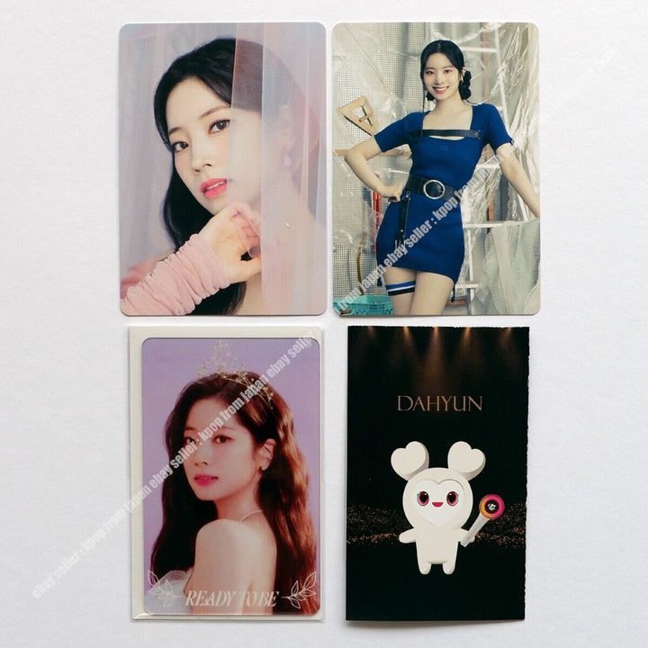 DAHYUN DOS VECES LISTO PARA SER en JAPÓN TOKYO OSAKA Juego de tarjetas fotográficas de sorteo de 4 