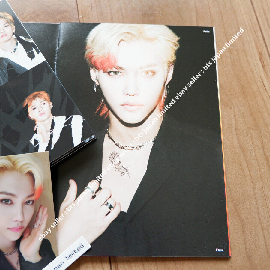 Stray Kids Felix Scars / Thunderous Official Limited A ver. + Photo card Set