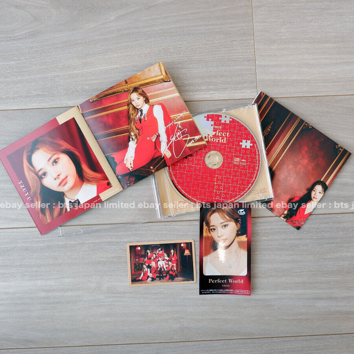 TWICE Tzuyu Perfect World Official ONCE ver. + IC sticker + Photo card