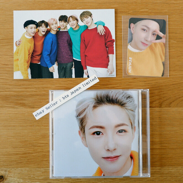 NCT DREAM OFICIAL The Dream RENJUN CD + Tarjeta postal + Conjunto de tarjetas fotográficas NCTDREAM 