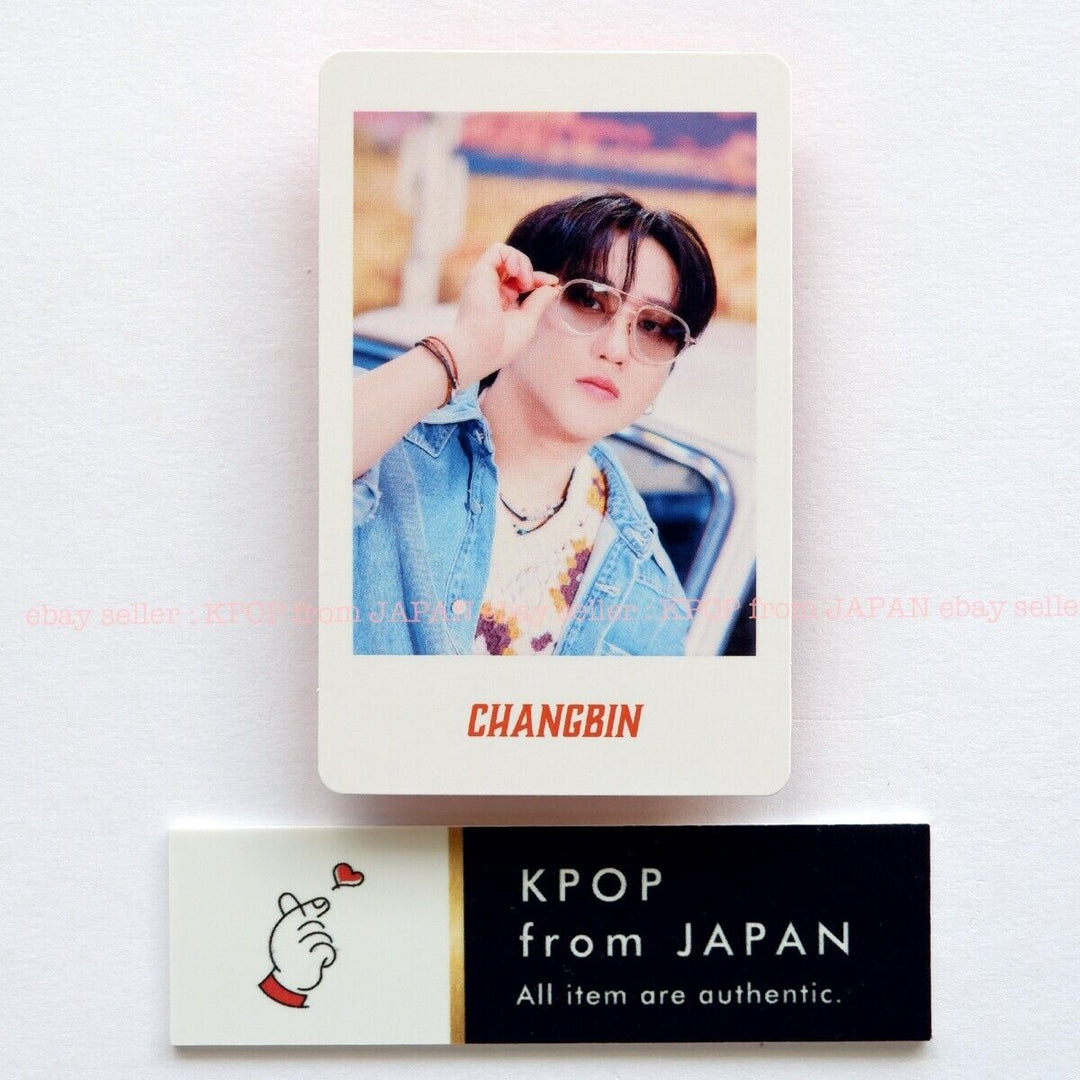 Changbin Stray kids 5star Dome Tour ver. JYP POPUP ver. Official photocard set