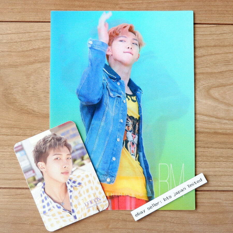 BTS RM DICON Vol.2 BEHIND Japan Special Edition Lenticular + Photocard set pc