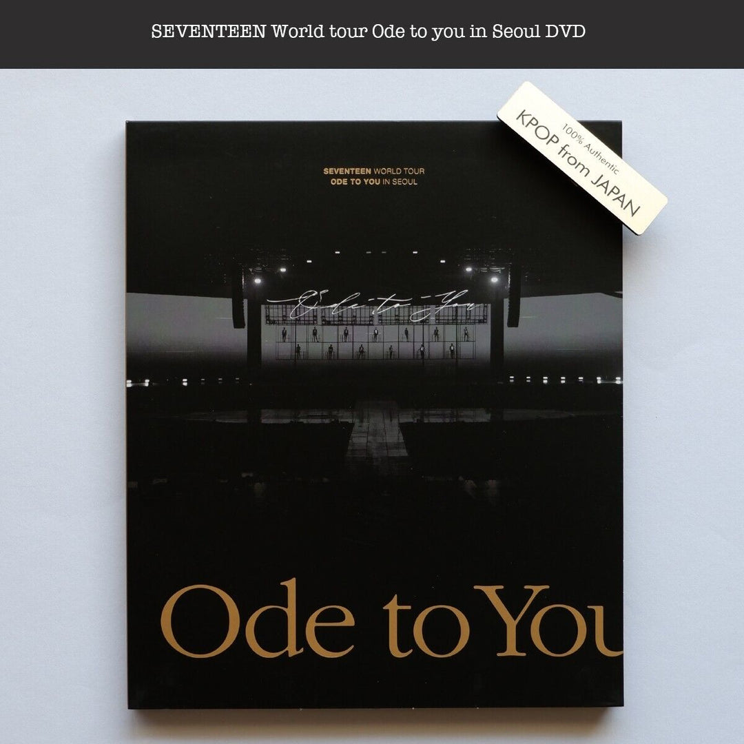 SEVENTEEN World Tour Ode to you in Seoul DVD Japan edition Photobook