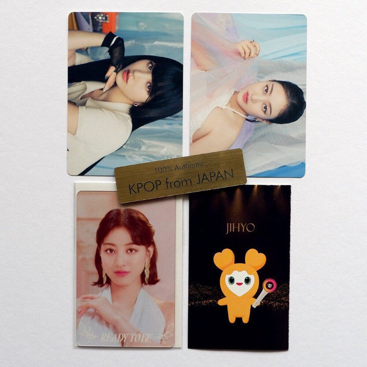 JIHYO TWICE READY TO BE in JAPAN TOKYO OSAKA Lucky draw photocard set of 4