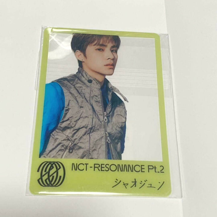 NCT2020 RESONANCE pt.2 Xiaojun Japón Tarjeta de foto transparente de beneficio oficial mu-mo