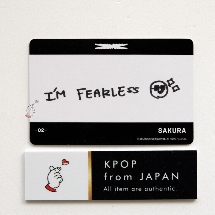 Sakura LE SSERAFIM FEARLESS Weverse japan photocard Complete set LESSERAFIM