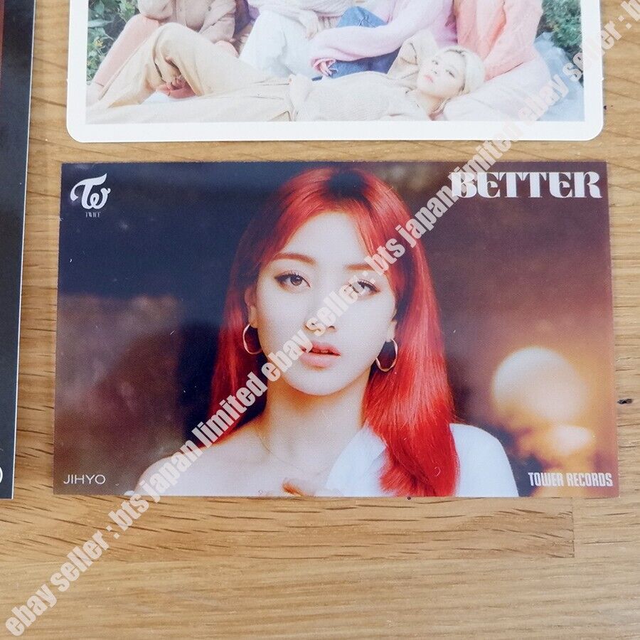 DOS VECES JIHYO "MEJOR" UNA VEZ ver. + Etiqueta IC + Postal + Tarjeta de 2 fotos 