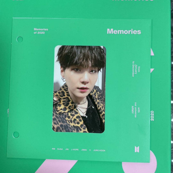 BTS SUGA Memories of 2020 Blu-ray ver. Official Photo card + Paper Frame