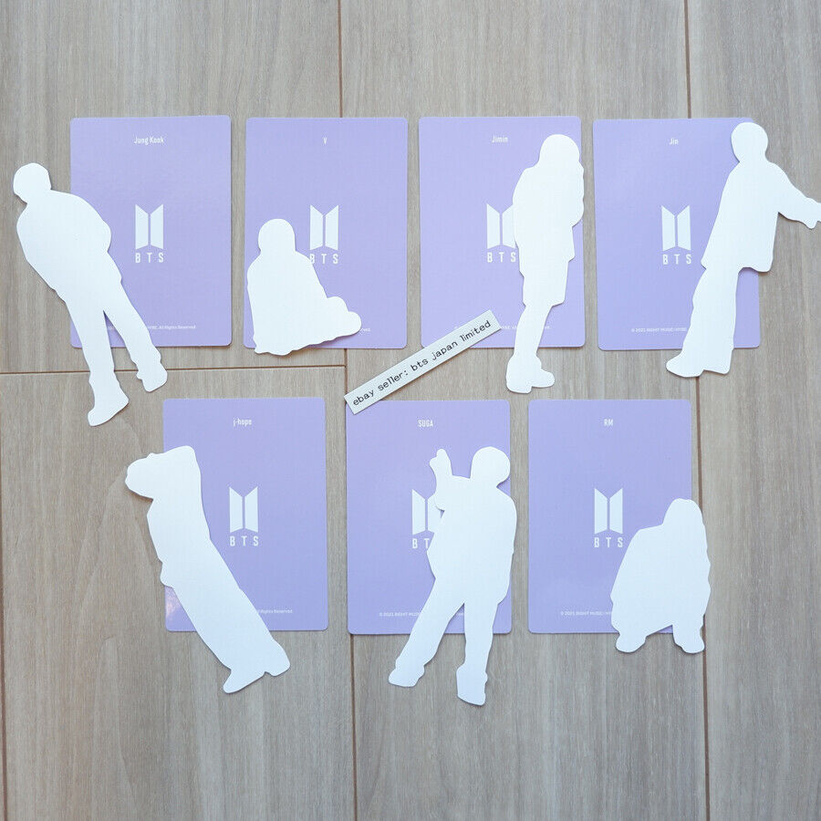 BTS MERCH BOX 3 ROOM DIY KIT Official 7 Photocard + 7 Stickers set Photo card