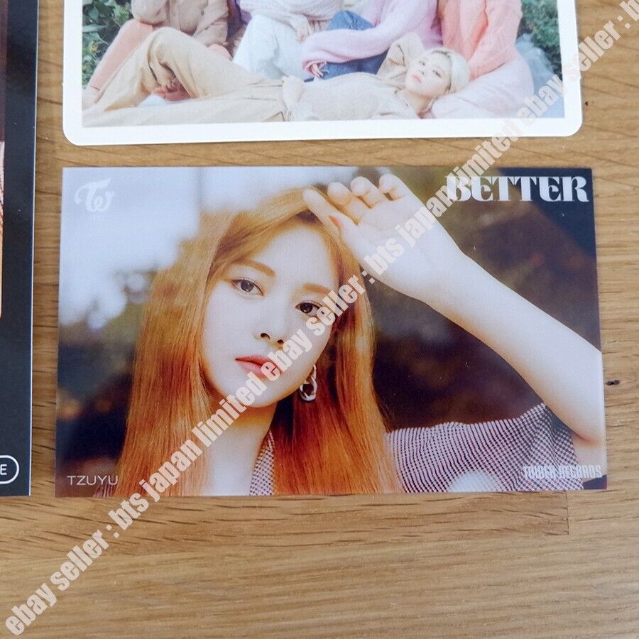 TWICE TZUYU "BETTER" ONCE ver. + IC Sticker + Postar + 2Photo card