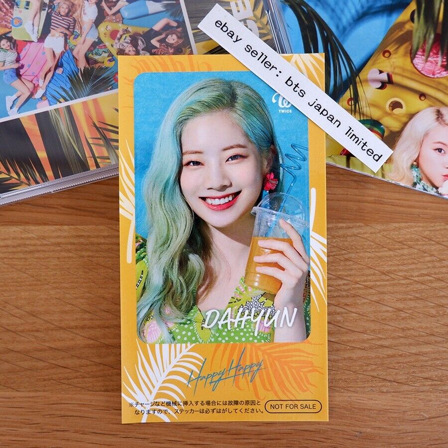 TWICE DAHYUN HAPPY HAPPY CD oficial ONCE ver. + Adhesivo IC + Póster 