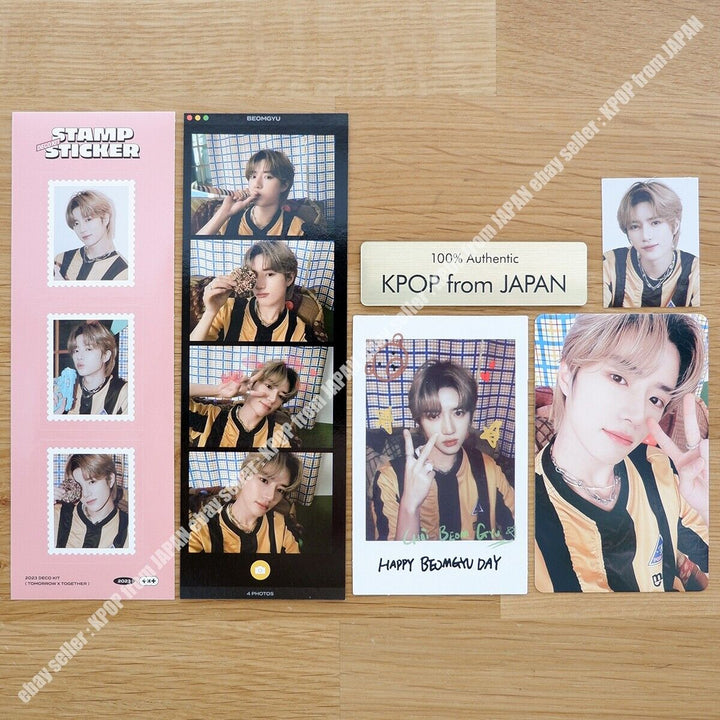 Beomgyu TOMORROW X TOGETHER 2023 DECO KIT set Photocard Sticker photo TXT