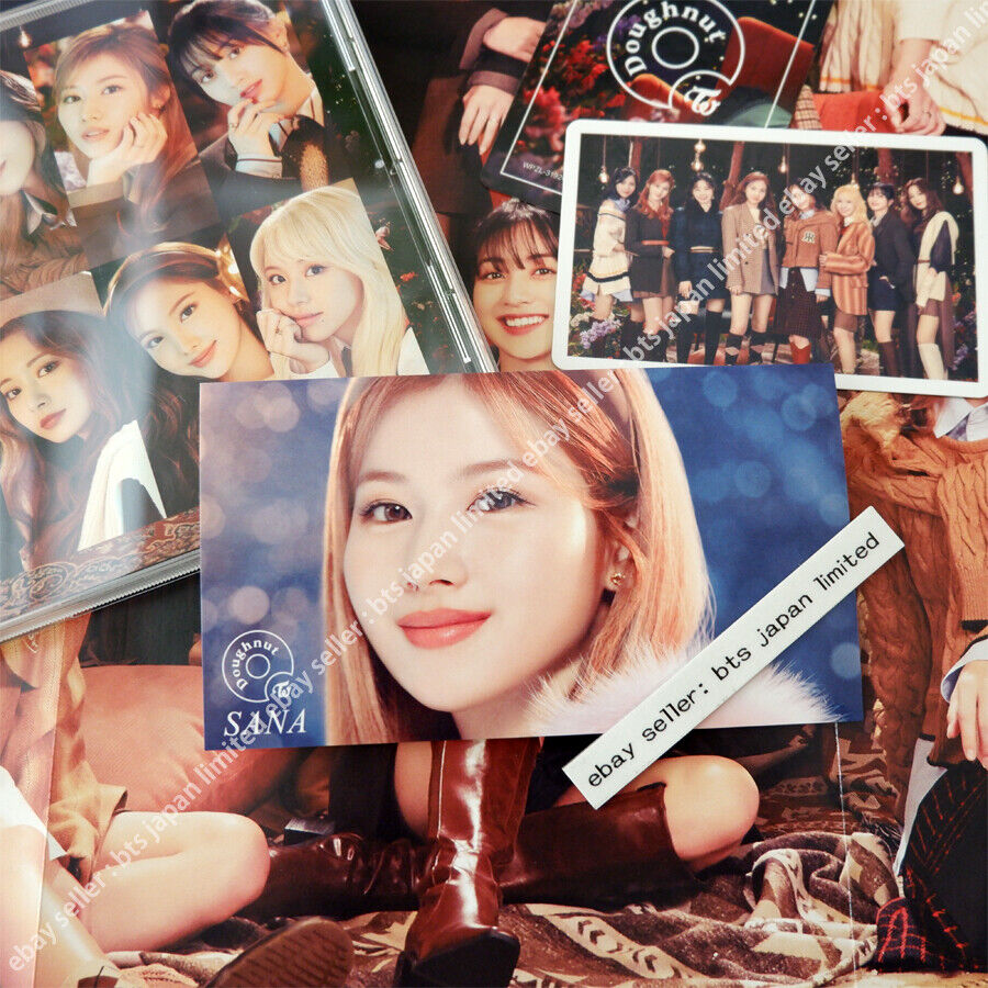 TWICE Sana Donut CD oficial ONCE ver. + Pegatina ONCE + 2 Photocard + Póster 